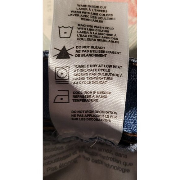 Denver Hayes Women's Denim Mini Skirt Size 4 Four Pockets - Picture 7 of 8